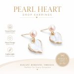 Handmade Pearl Stud Earrings - S925 Sterling Silver Post Minimalist Dainty Jewelry Soft Graduation Gift for Best Friend - Image 2