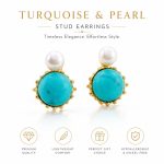 Fashion Elegant Pearl Stud Earrings - S925 Sterling Silver Post Minimalist Daily Wear Sleek Statement Earrings for Women - Image 2