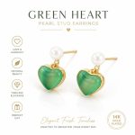Natural Freshwater Pearl Stud Earrings - S925 Sterling Silver Post Versatile Dainty Niche Design Ear Studs - Image 2