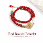 Fashion Pearl Charm Bracelet - Natural Baroque Irregular Freshwater Pearl Strand Light Luxury Fine Hand Jewelry - Image 2