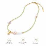Natural Freshwater Pearl Necklace - Minimalist Elegant Layering Choker Daily Wear Jewelry for Women - Image 2