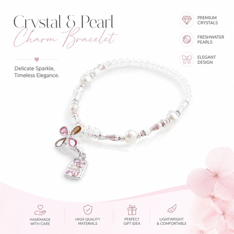 Freshwater Pearl Beaded Bracelet - Fashion Elegant Premium Luxury Charm Strand Wholesale for Party Banquet