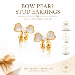 Freshwater Pearl Stud Earrings - S925 Sterling Silver Needle Versatile Niche Design Ear Studs Style E - Image 2