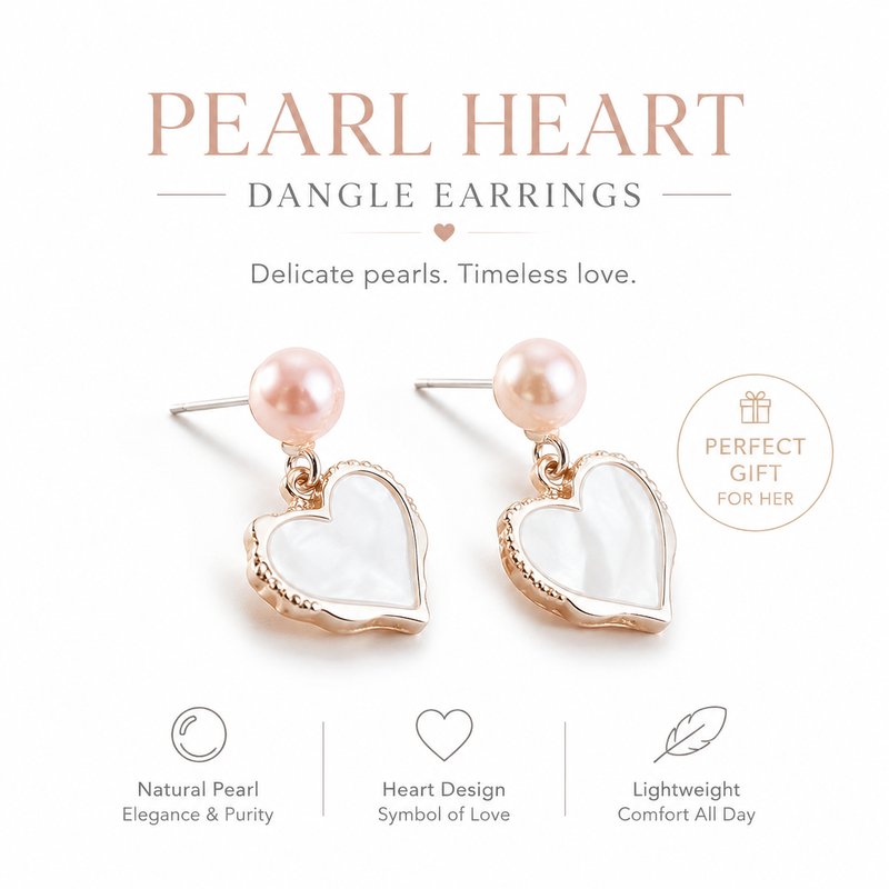 Freshwater Pearl Stud Earrings - S925 Sterling Silver Needle Versatile Niche Design Ear Studs Daily Wear