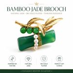 Pearl Floral Brooch for Women - Baroque Pearl Brooch Pin Chinese Chic Vintage Waist Clip Christmas Gift Style B XZ086045 - Image 2