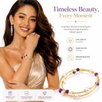 New Fashion Minimalist Pearl Bangle - Versatile Chain Bracelet Trendy Western Style Daily Wear Jewelry - Image 3