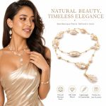 French Vintage Baroque Irregular Pearl Sweater Chain - Fashion Double Layer Stacking Long Necklace Jewelry Wholesale - Image 3