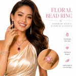 Freshwater Pearl Ring - Sweet Pink Pearl Social Media Viral Trend Adjustable Statement Decor Ring Daily Wear - Image 3