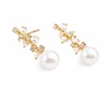 Elegant Creative Pearl Stud Earrings - S925 Sterling Silver Needle French Light Luxury Niche Designer Earrings for Women