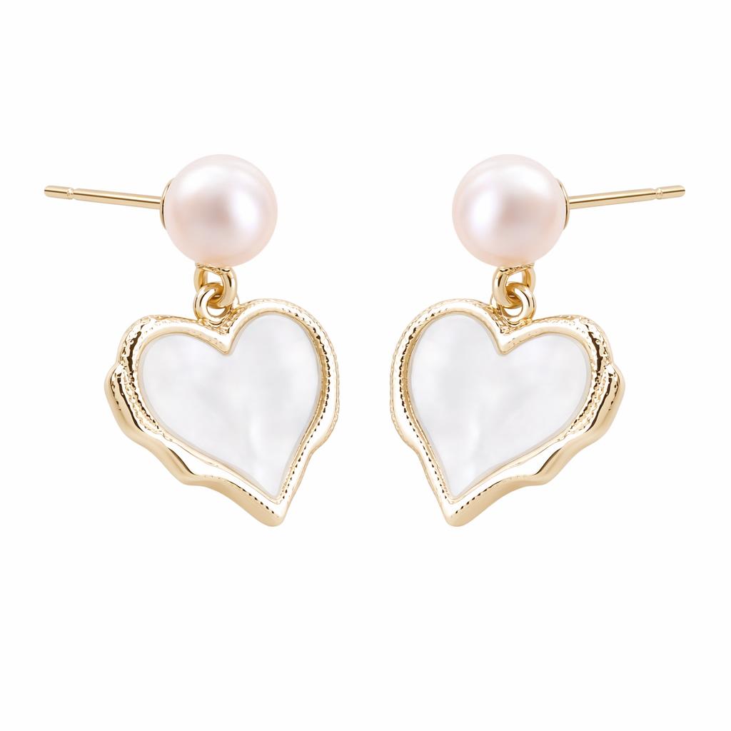 1780584110887-kl60naysvmy8nvrsx43xcwwlrsq6taff.jpg Handmade Pearl Stud Earrings - S925 Sterling Silver Post Minimalist Dainty Jewelry Soft Graduation Gift for Best Friend - Image 1