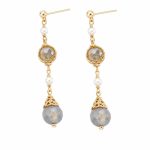Natural Freshwater Pearl Stud Earrings - S925 Sterling Silver Post Versatile Daily Wear Niche Design Jewelry