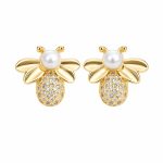 Mini Seed Pearl Handmade Stud Earrings - S925 Sterling Silver Post Delicate Small Gentle Jewelry Gift for Best Friend
