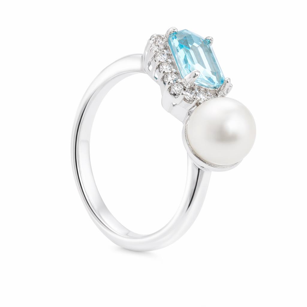 1780585527077-mtfraphsugei3wh0fuy61gqconhxu0n8.jpg Aesthetic Pearl Ring - Sweet Pink Pearl Social Media Viral Single Loop Trend Adjustable Statement Ring - Image 1