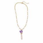 Natural Freshwater Pearl Necklace - Fashion Versatile Choker Elegant Chain Trendy Jewelry Gift for Women