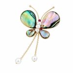 Elegant Pearl Floral Brooch for Women - Baroque Pearl Brooch Pin Chinese Chic Vintage Coat Suit Decorative Jewelry