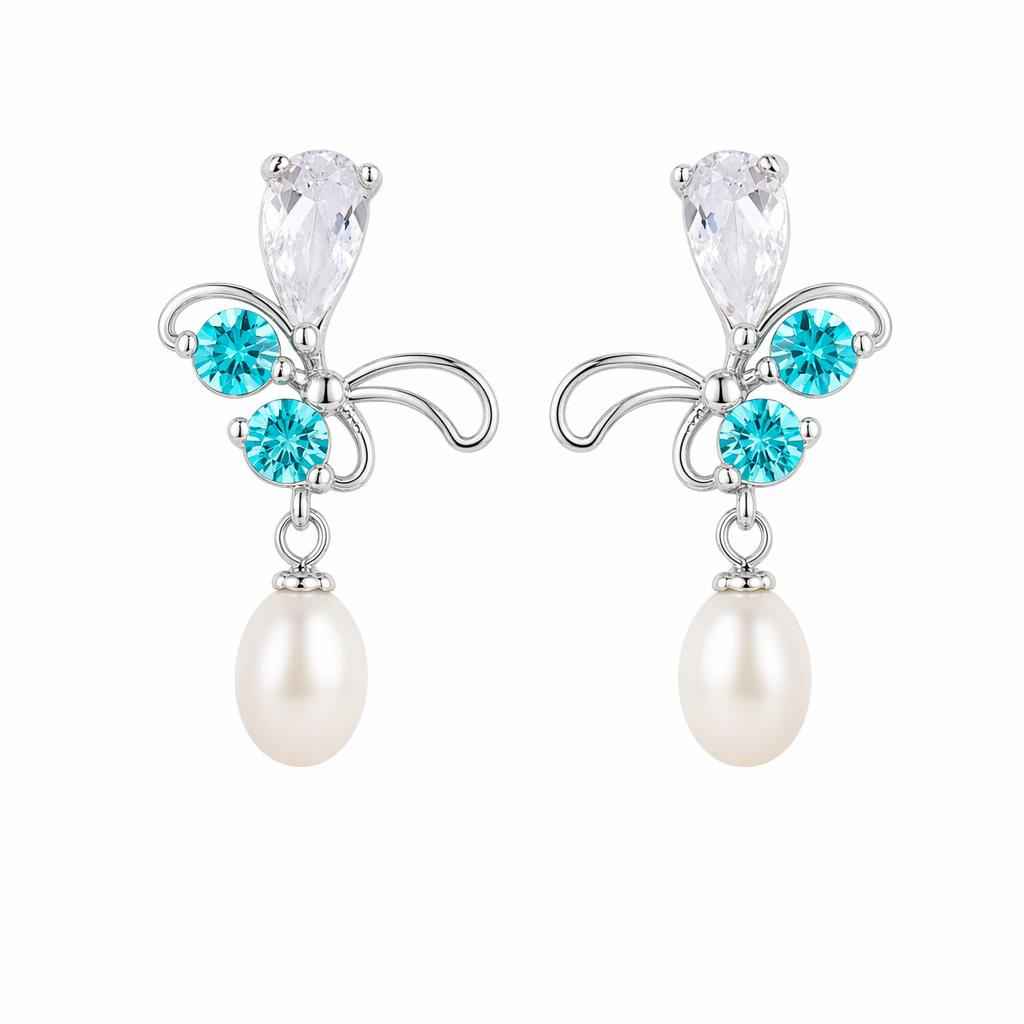 1780586127182-cmgibqysj0buxhmhc0vivmb7mysumyh0.jpg Baroque Freshwater Pearl Stud Earrings - Retro French Style Vintage Hong Kong Fashion Ear Jewelry - Image 1