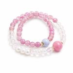 Fashion Pearl Charm Bracelet - Natural Baroque Irregular Pearl Strand Light Luxury Fine Hand Jewelry Style C