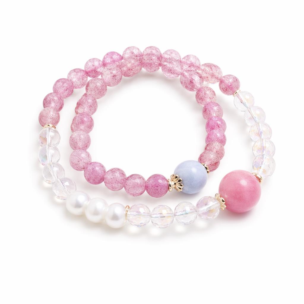 1780586919262-hatzmy26v9oiiue0rxlwyhfm5iws9e2g.jpg Fashion Pearl Charm Bracelet - Natural Baroque Irregular Pearl Strand Light Luxury Fine Hand Jewelry Style C - Image 1