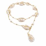 French Vintage Baroque Irregular Pearl Sweater Chain - Fashion Double Layer Stacking Long Necklace Jewelry Wholesale