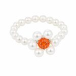 Freshwater Pearl Ring - Sweet Pink Pearl Social Media Viral Trend Adjustable Statement Decor Ring Style C