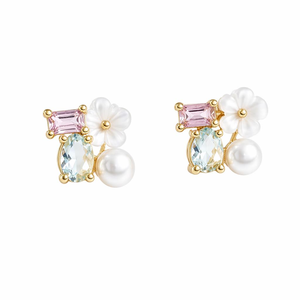 1780588375456-7j546hl6by4abh4d10hd1n2srnk0n9eo.jpg Freshwater Pearl Stud Earrings - S925 Sterling Silver Needle Versatile Dainty Niche Cold Style Jewelry - Image 1