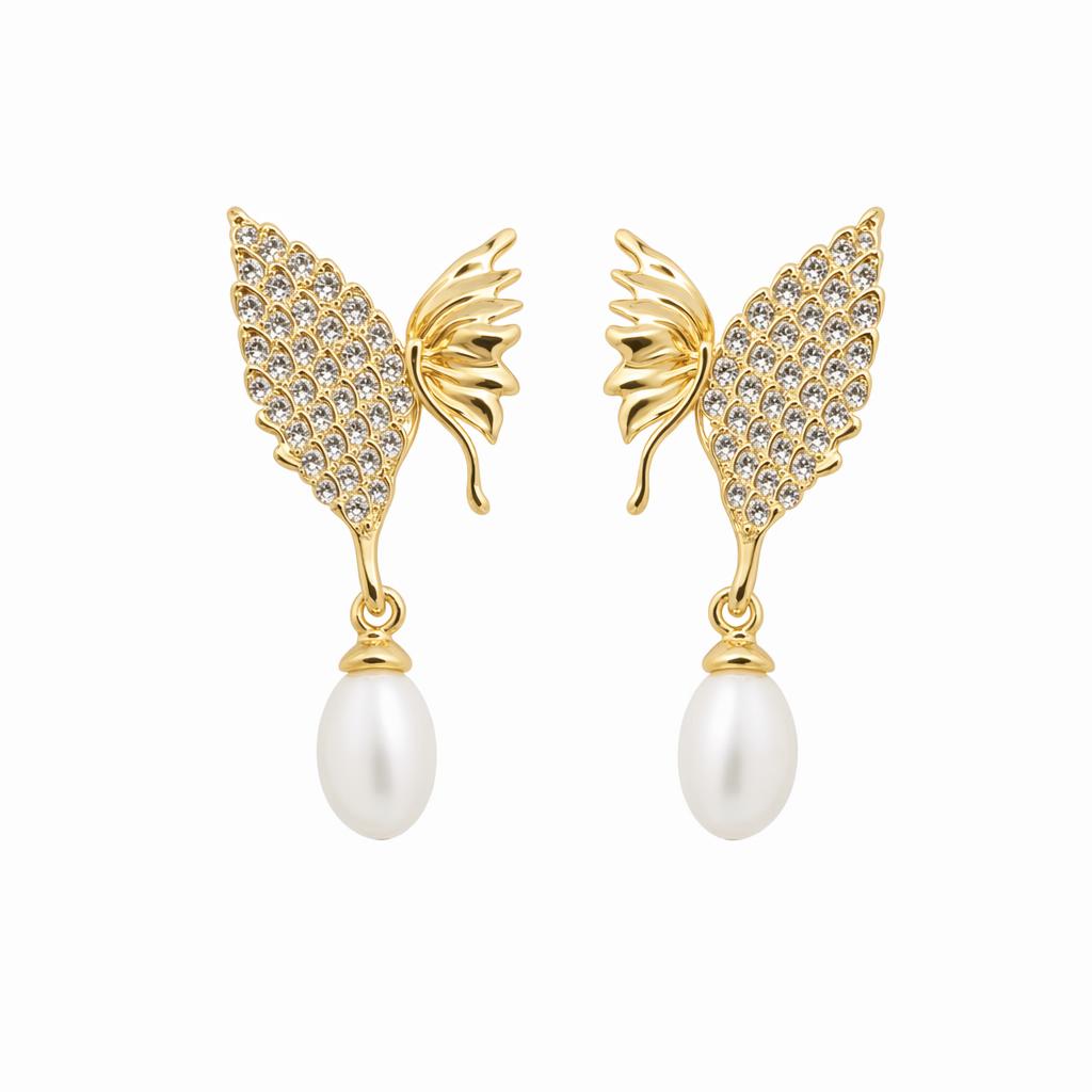 1780588399401-iprkf57zomj2weupzfhavwqoug02kdro.jpg Freshwater Pearl Stud Earrings - S925 Sterling Silver Needle Gentle Versatile Niche Cold Style Jewelry - Image 1