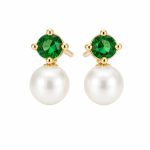 Freshwater Pearl Stud Earrings - S925 Sterling Silver Post Gentle Light Luxury Versatile Niche Cold Style Jewelry