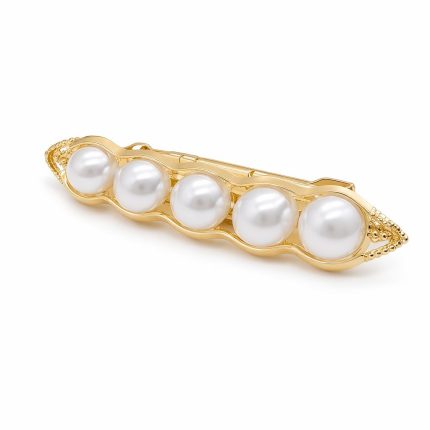Pearl Floral Brooch for Women - Baroque Pearl Brooch Pin Chinese Chic Vintage Suit Badge Decorative Jewelry