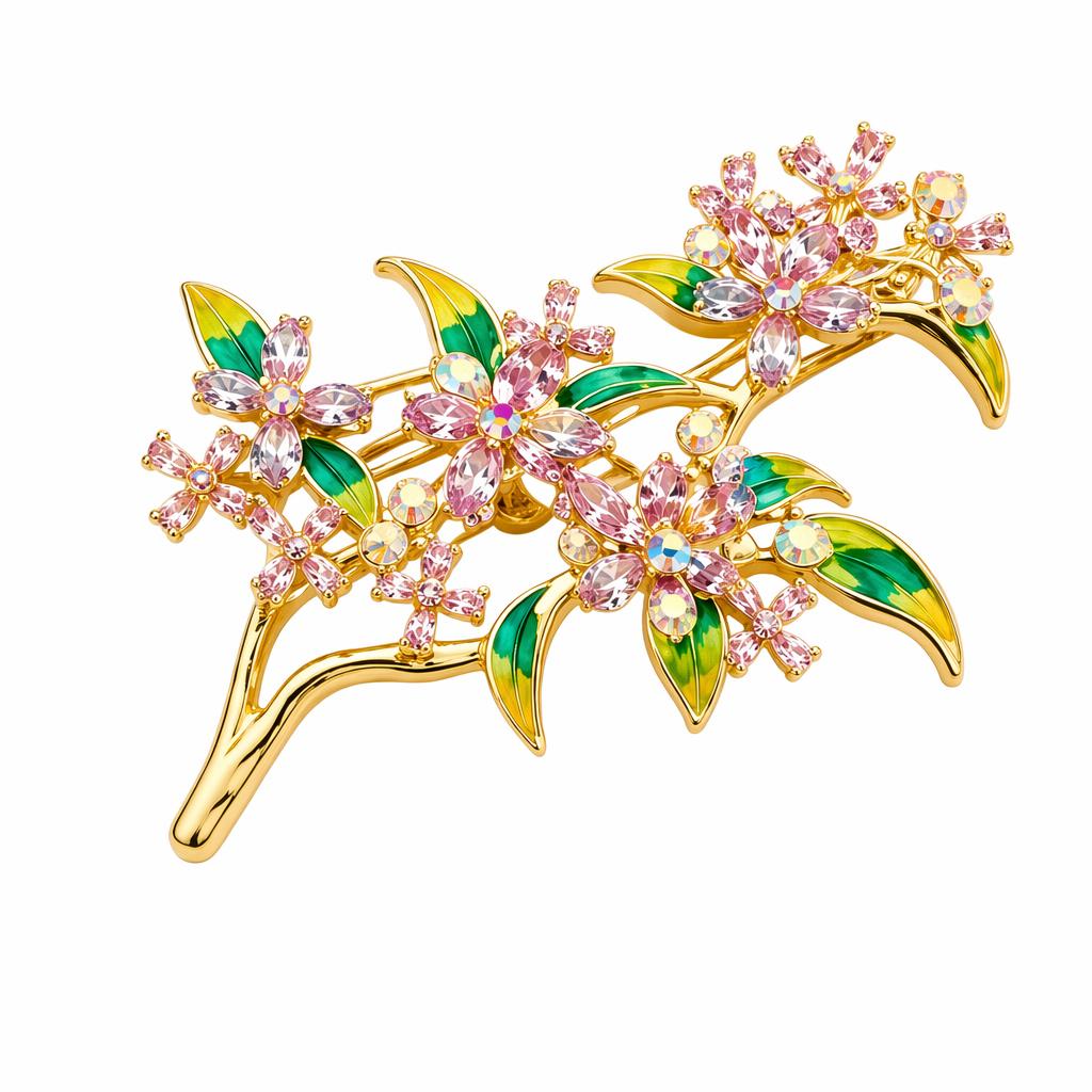 1780588911524-31gjcqxq2u0ew3lx4gxos1vb6r5w4q39.jpg Pearl Floral Brooch for Women - Baroque Pearl Brooch Pin Chinese Chic Vintage Waist Clip Christmas Gift Style F XZ168006 - Image 1