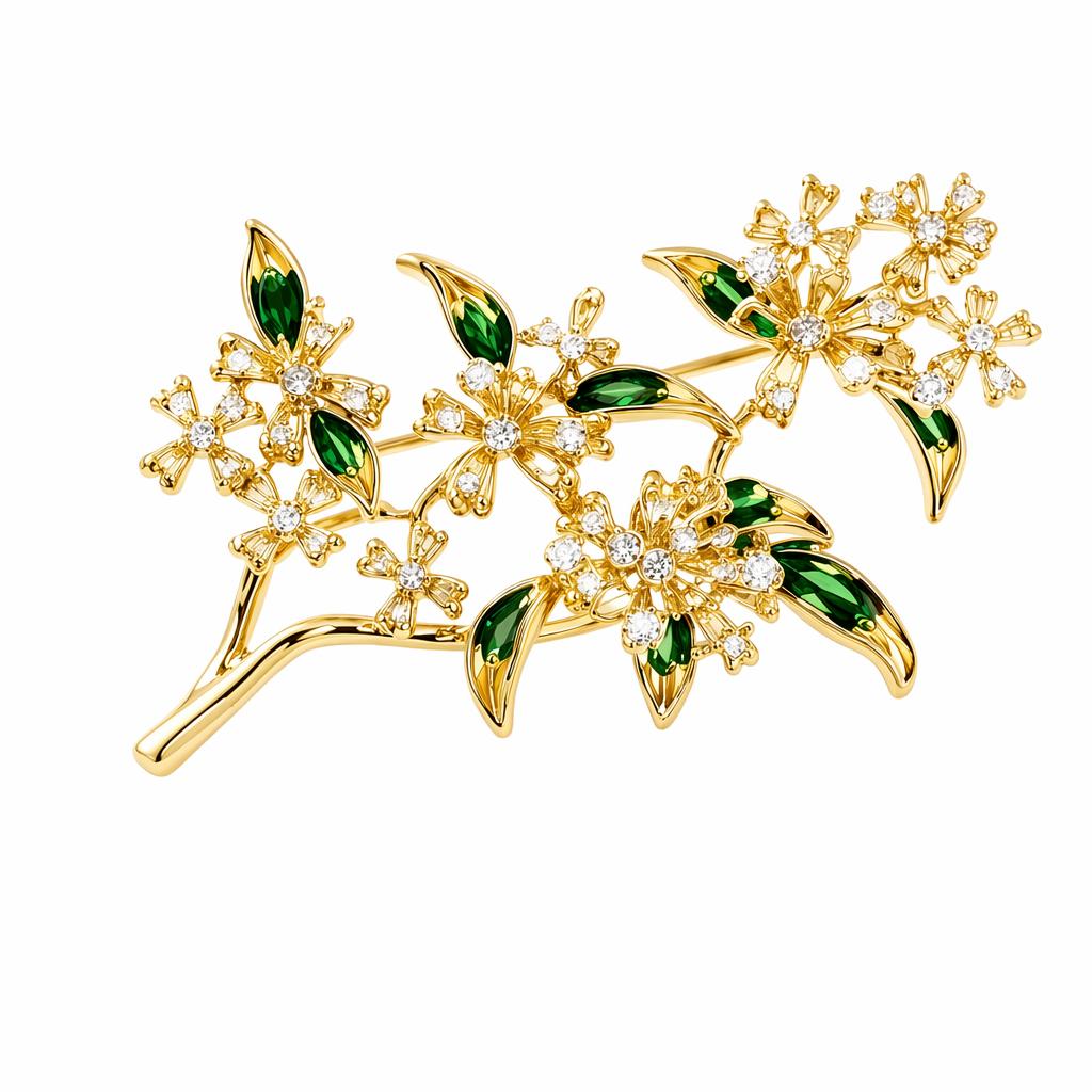 Baroque Pearl Brooch Vintage
